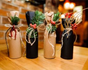 Creative Ways To Gift Wrap a Wine Bottle